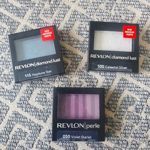 Nwt 2 revlon diamond lust and 1 revlon perle eyeshadow